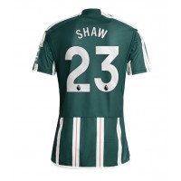 Manchester United Luke Shaw #23 Bortatröja 2023-24 Korta ärmar